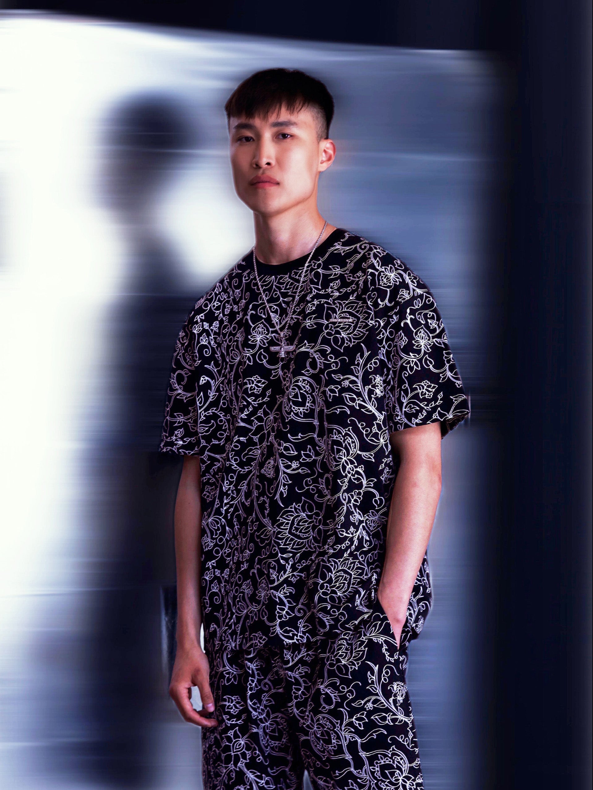 Rumi Black Cotton Shorts