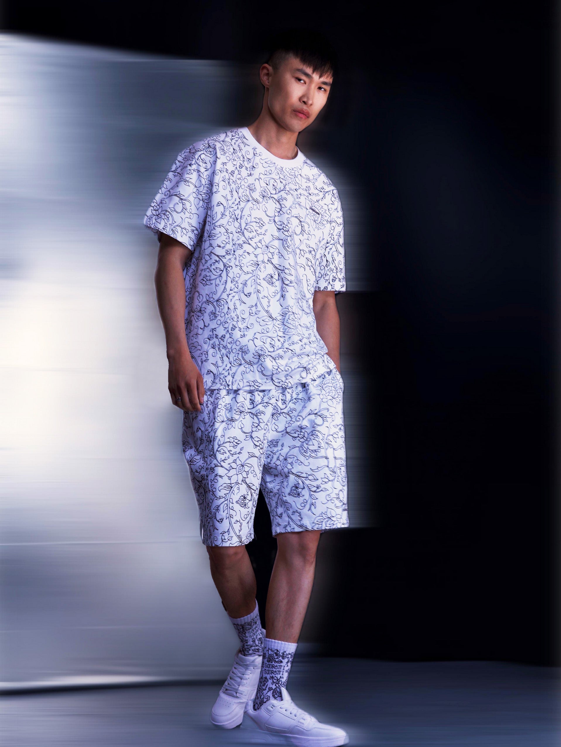 Hafez White Cotton T-Shirt