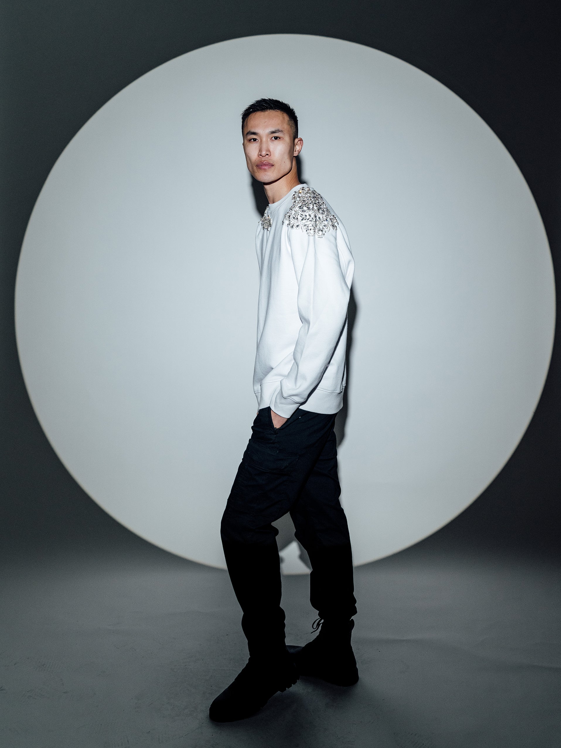 White Shirin Sweatshirt