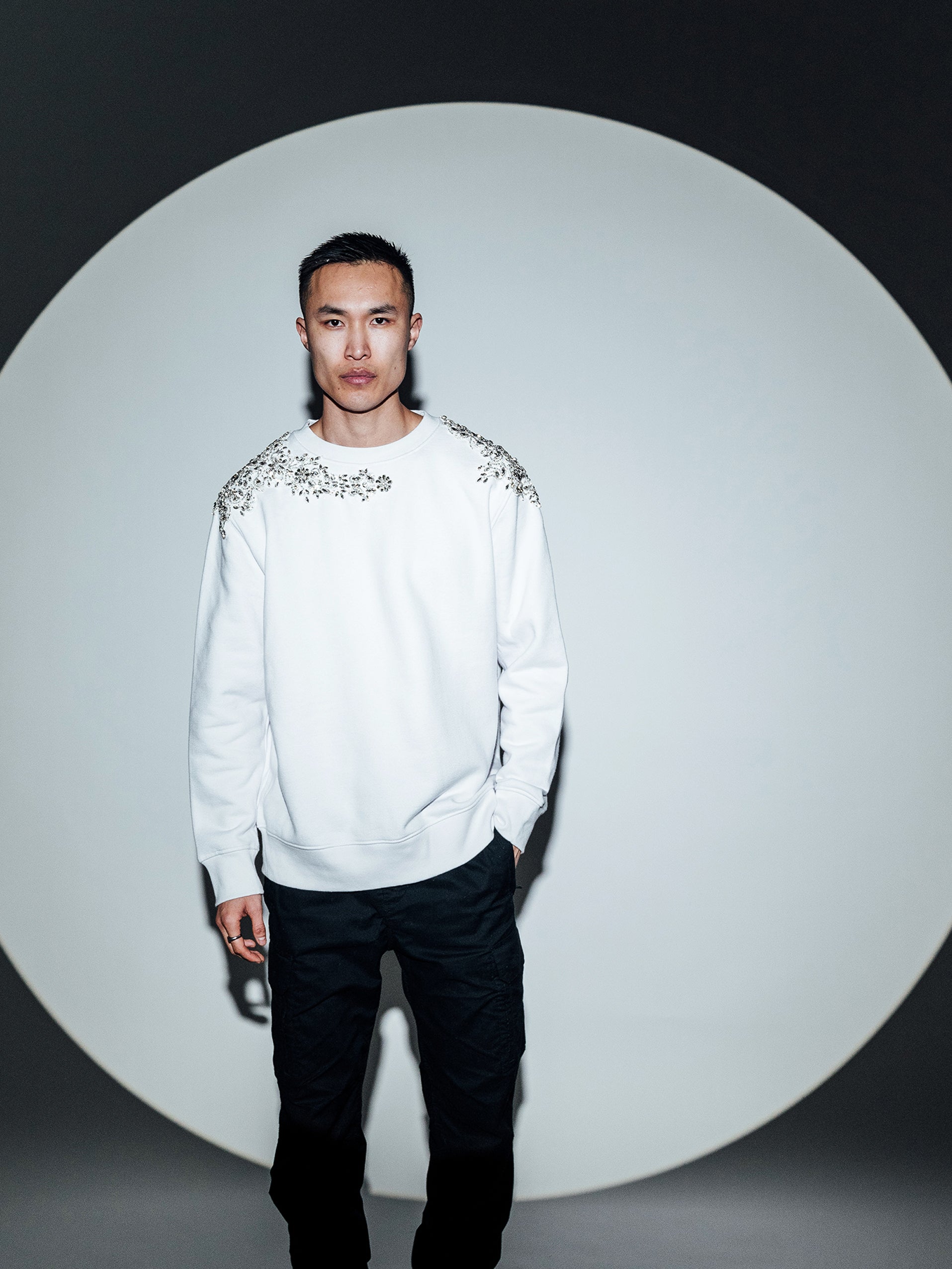 White Shirin Sweatshirt