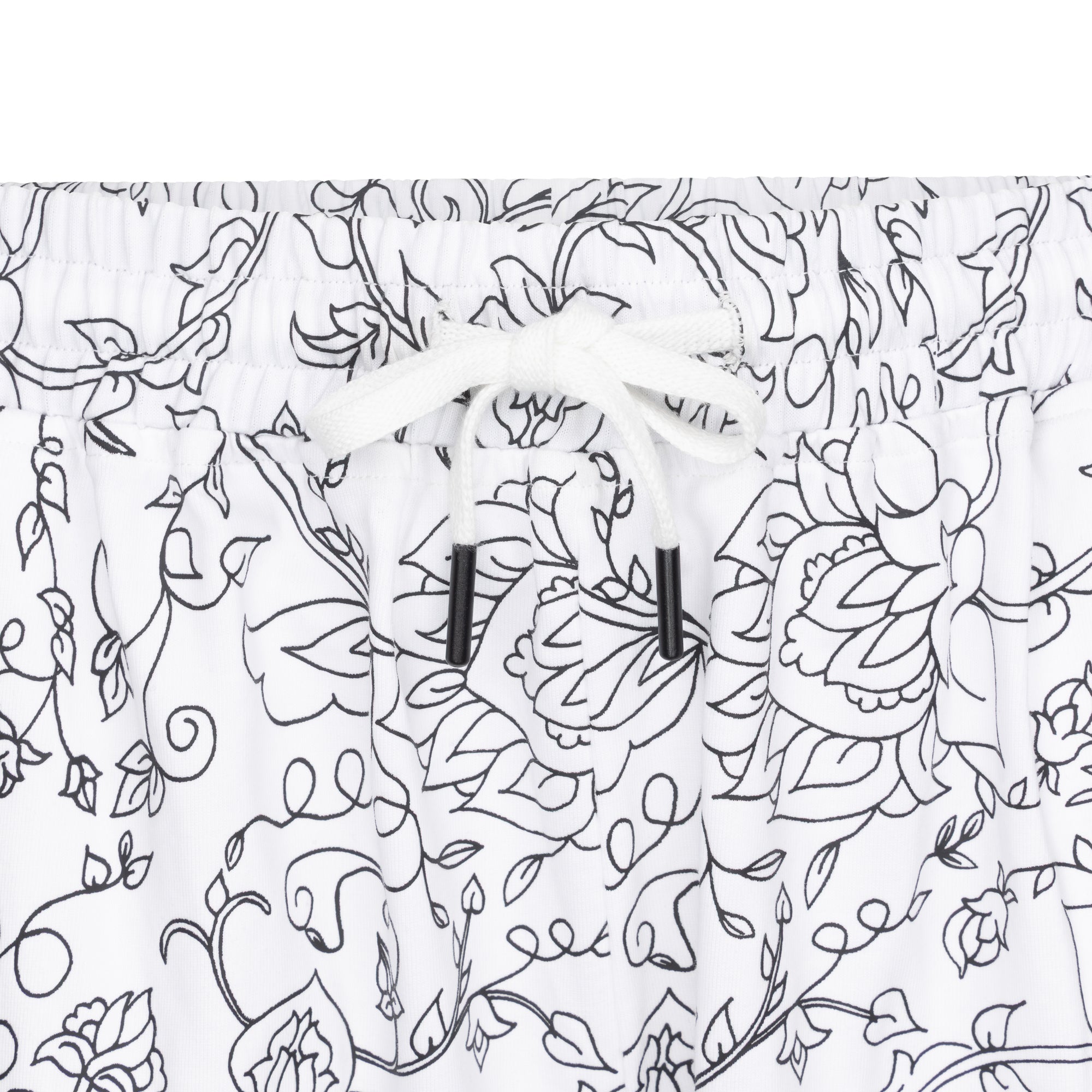 Hafez White Cotton Shorts