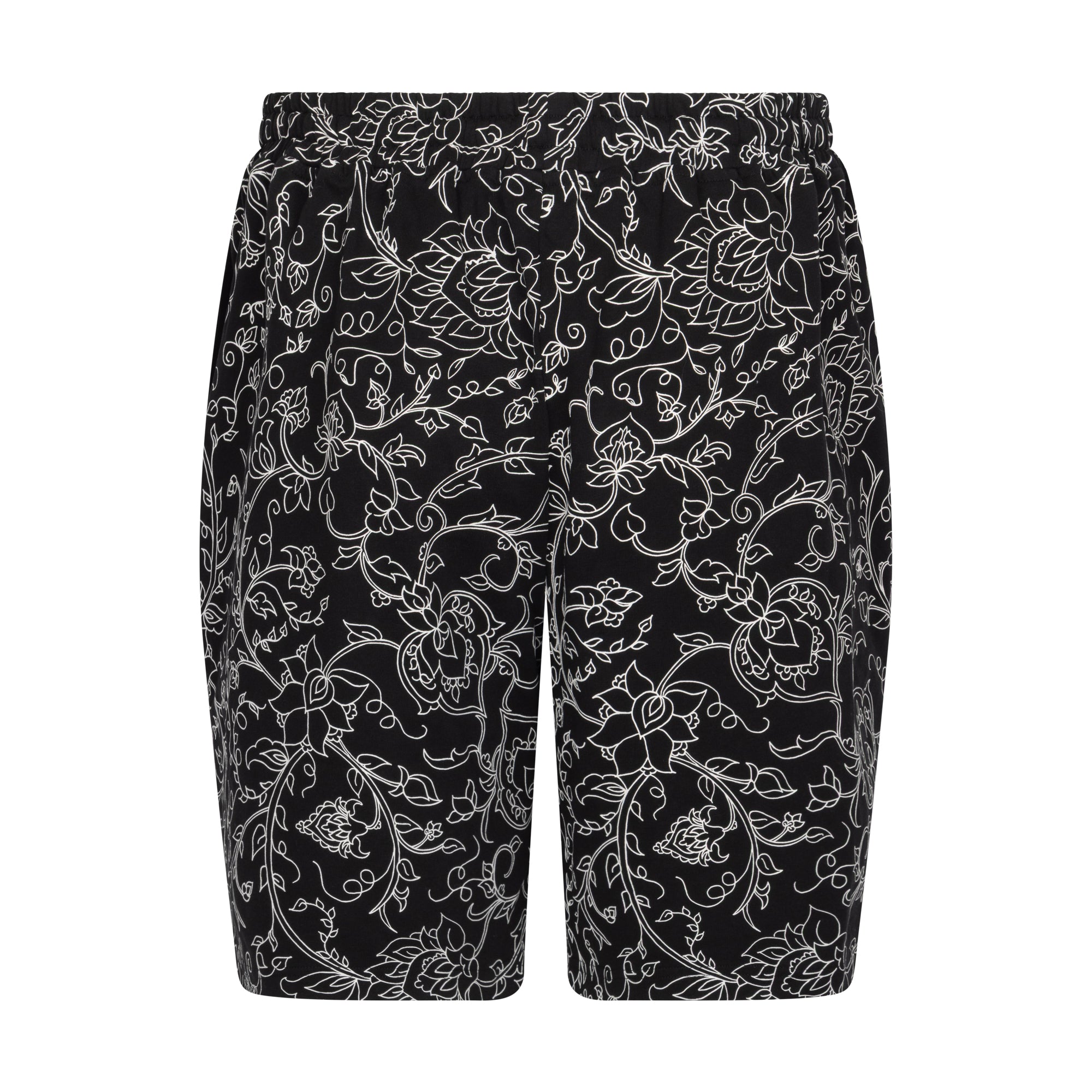 Rumi Black Cotton Shorts