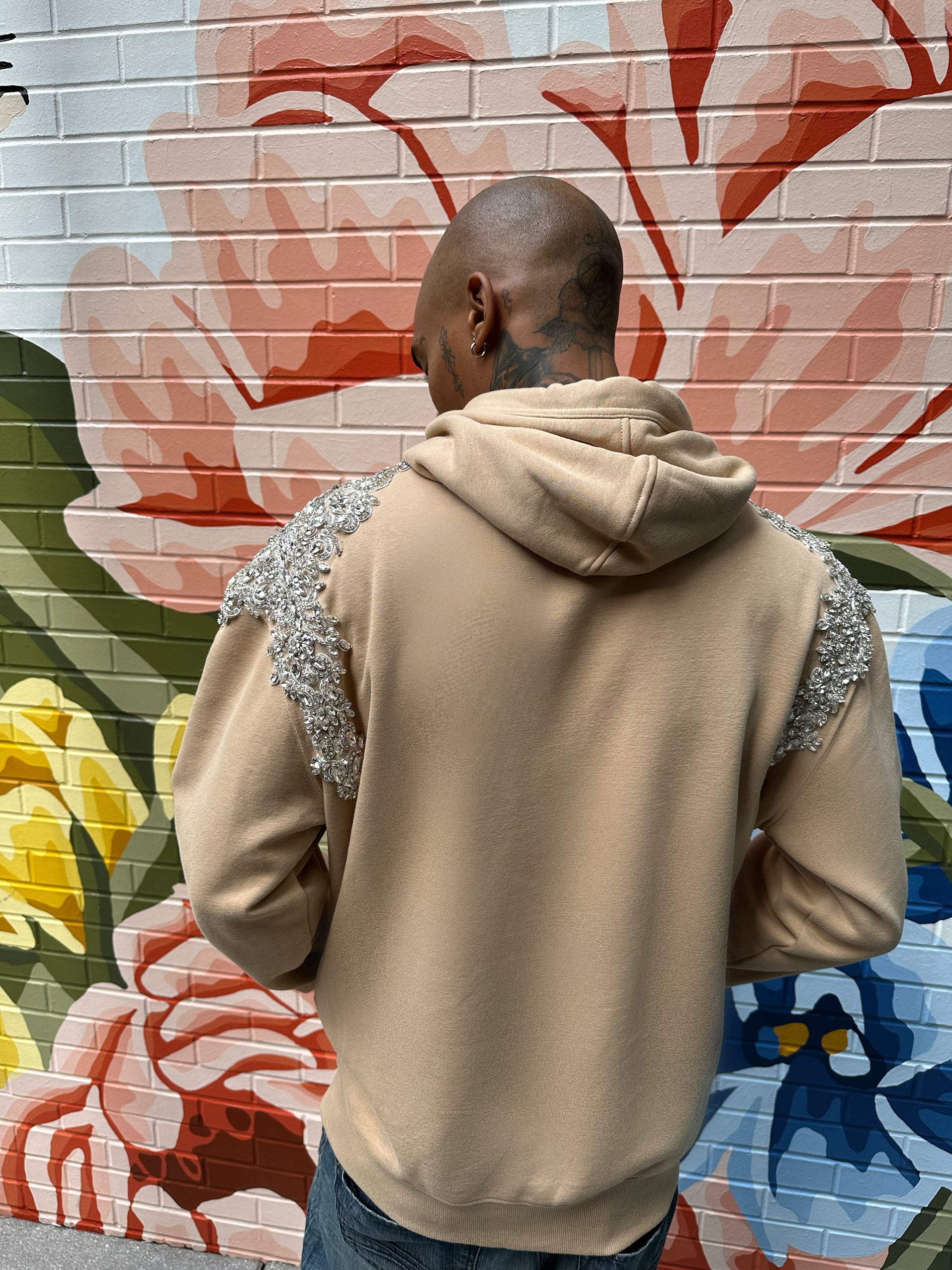 Beige Rooz Hoodie
