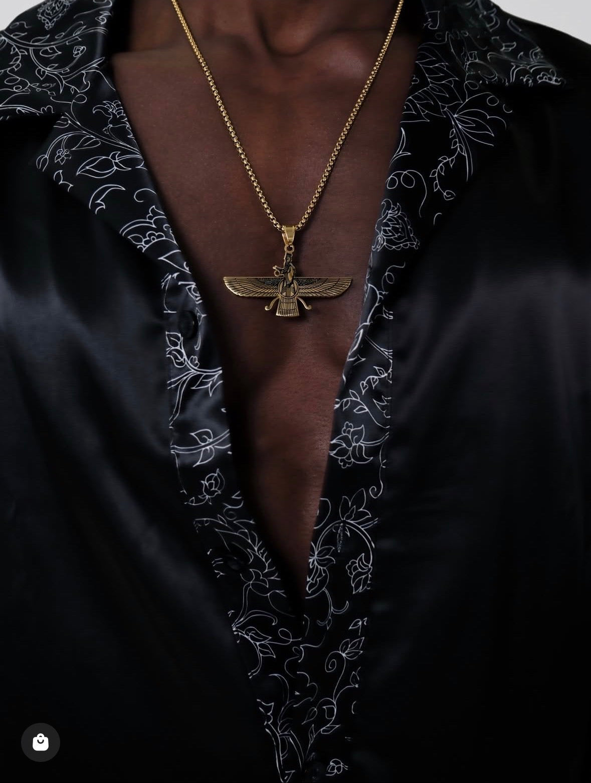 The Faravahar Necklace - Gold